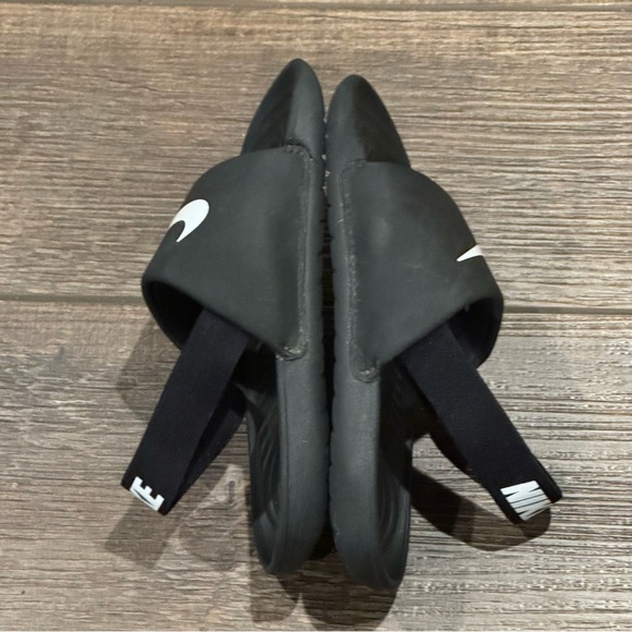 Nike Kawa Slides (TD) Sandals Black White BV1094-001 Size 10C Toddler - Picture 6 of 11